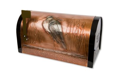 Great Blue Heron Rugged Rural Mailbox