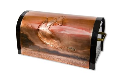 Brook Trout Streamer Rugged Rural Mailbox