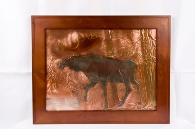 Adirondack Moose Framed Picture