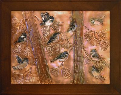 Chickadees Framed Picture