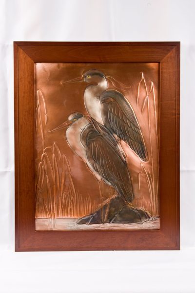 Pair of Herons Framed Picture