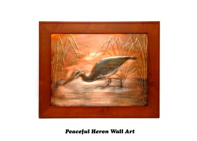 Peaceful Heron Framed Picture