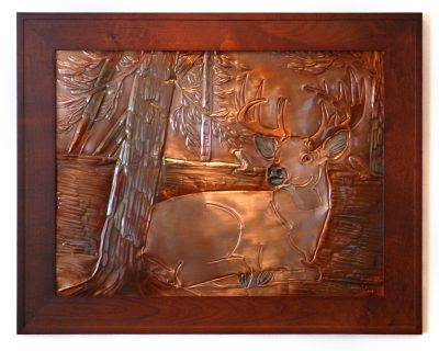 Resting Stag Framed Picture